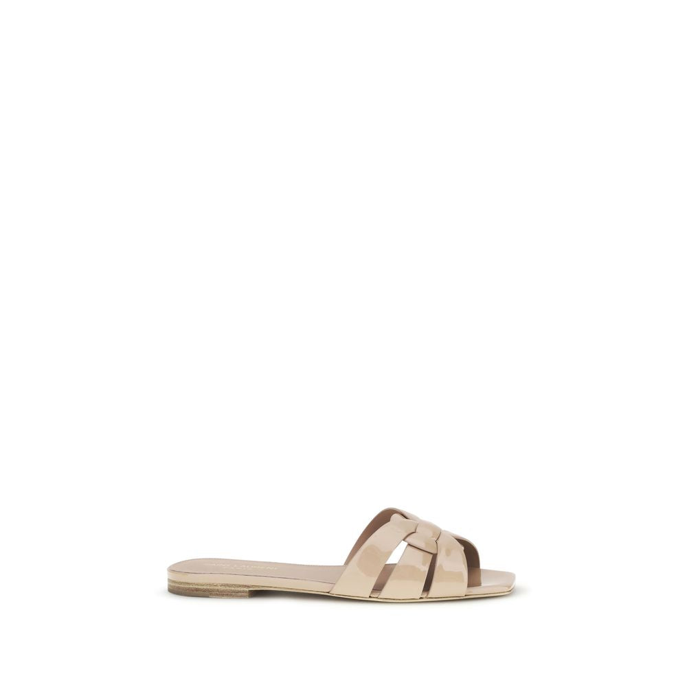 Saint Laurent Multicolor Calf Leather Bos Taurus Ballet Flats